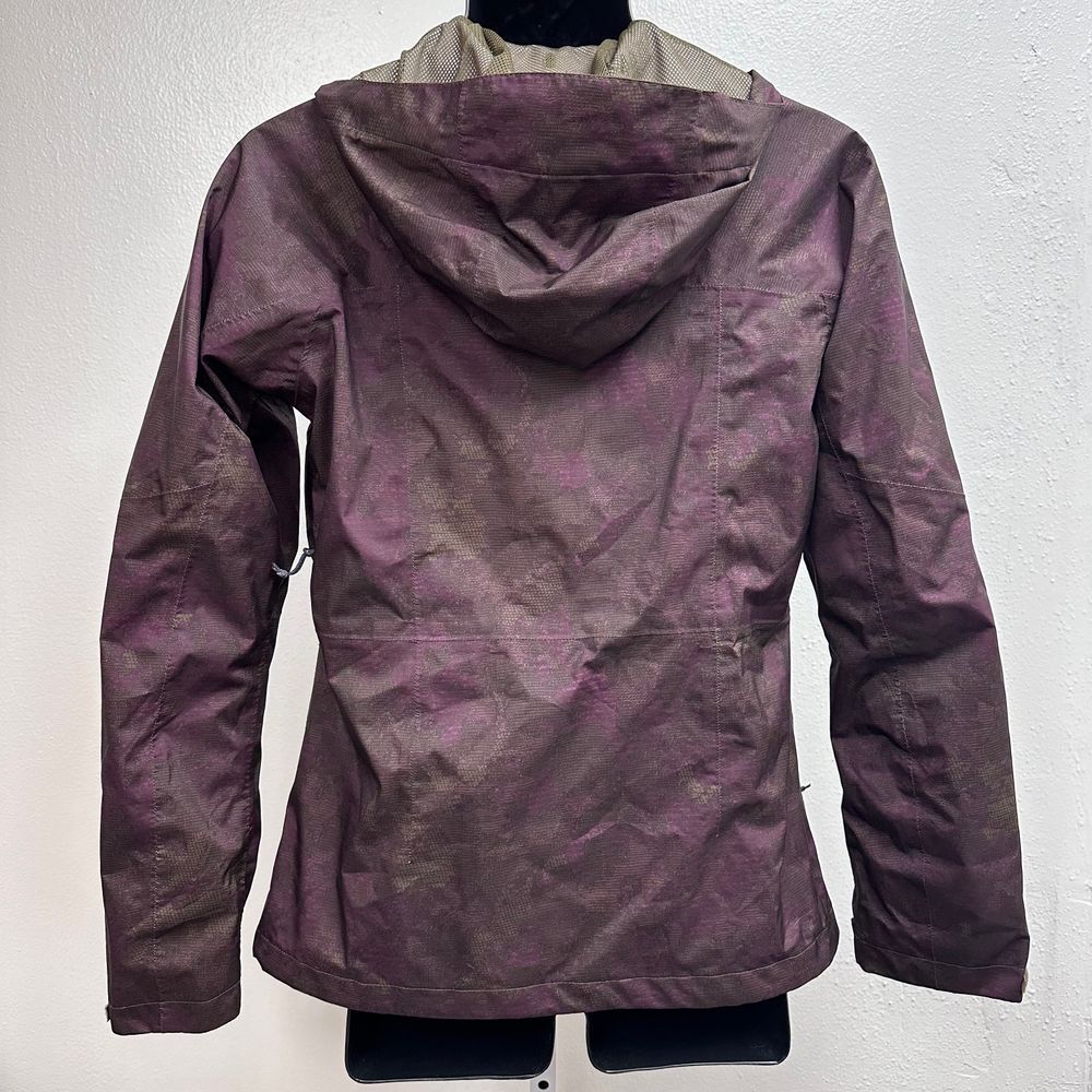 Columbia Woman Waterproof Lightweight Hoody Burgundy Omni Tech Jacket Size Small - Picture 8 of 15